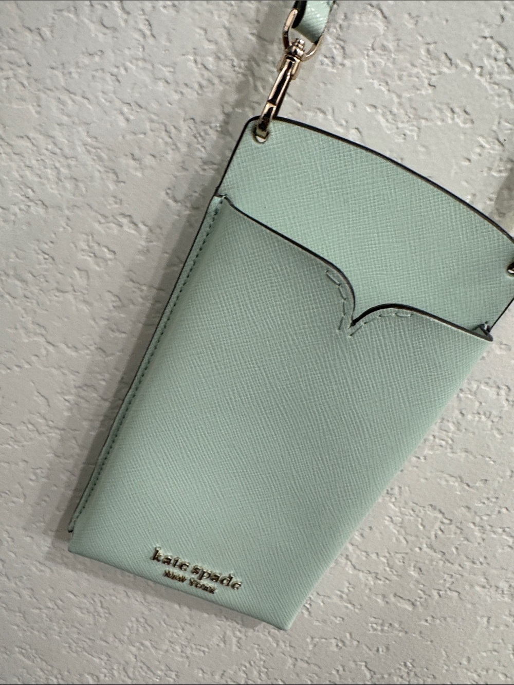 kate spade mint green crossbody phone satchel - Picture 2 of 2